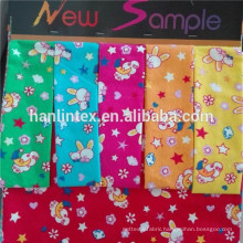 100% cotton printed flannel fabric for nightwear/CVC80/20 printed cheap flannel fabric with flower design